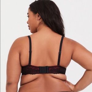 torrid Intimates & Sleepwear - Torrid Boudoir Red Lace Push-Up Plunge Bra torrid Intimates & Sleepwear - Torrid Boudoir Red Lace Push-Up Plunge Bra